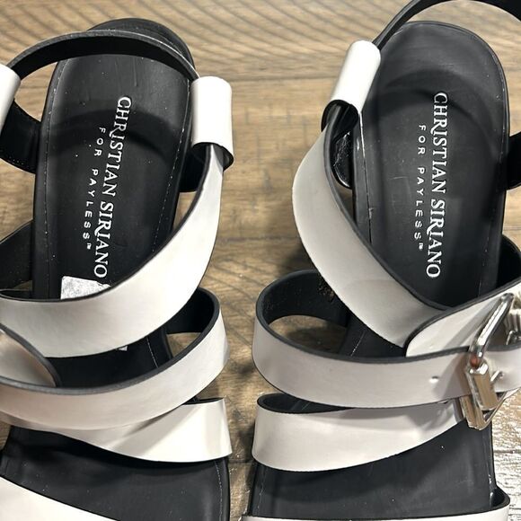 NWOT Christian Siriano strappy heels size 7 - Picture 3 of 14